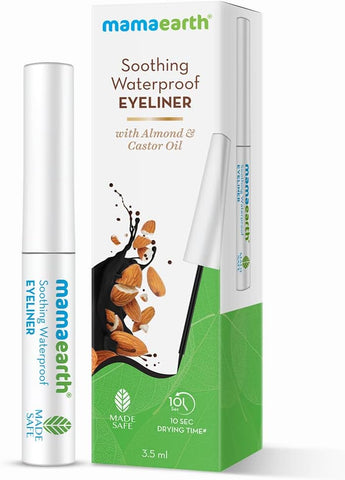 Mamaearth Soothing Waterproof Eyeliner with Almond & Castor Oil - 3.5 ml - Image 3