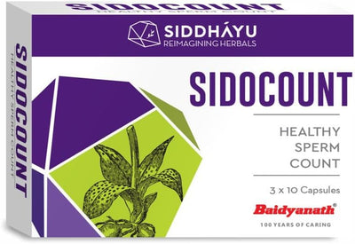 Siddhayu Sidocount Fertility Support Capsules - 30 Count