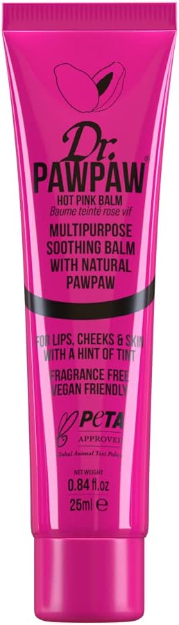 Dr. Pawpaw Hot Pink Balm - Multi-Purpose, Natural Ingredients - 25ml