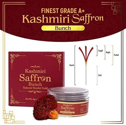 Vedapure A+ Grade Kashmiri Saffron Threads - 5g Pack - Image 4