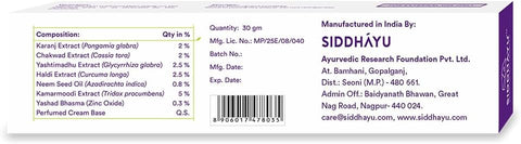 Siddhayu Dermcare Antiseptic Cream for Wounds & Burns - 30g - Image 3
