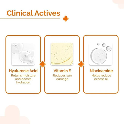 THE DERMA CO 1% Hyaluronic Sunscreen Aqua Gel 50gm