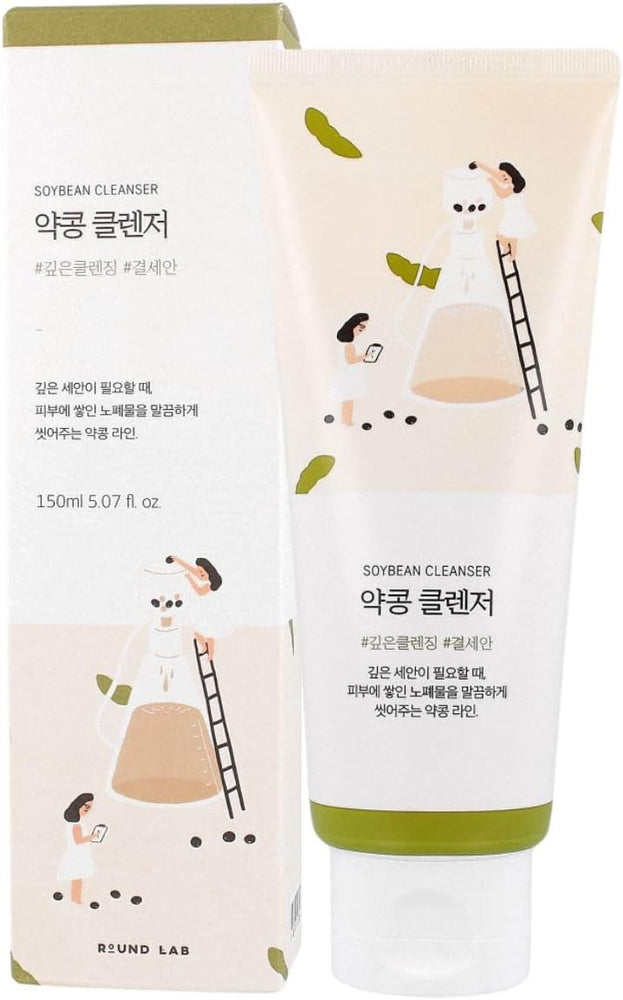 Round Lab Soybean Face Cleanser - Deep Cleansing Scrub, 150ml