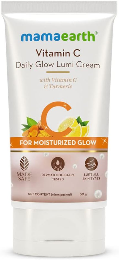 Mamaearth Vitamin C Daily Glow Lumi Cream with Turmeric - 30g