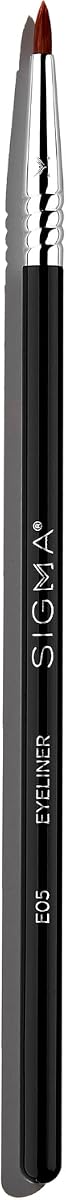 Sigma Beauty E05 Eye Liner Brush - Soft Synthetic, Vegan