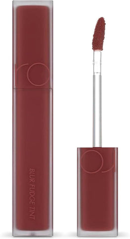 Rom&Nd Blur Fudge Tint 04 Radwood - Deep Matte Lip Colour, Soft Matte Formula, 5.5g
