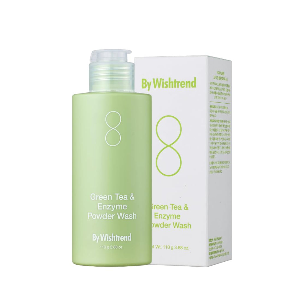 BY WISHTREND Green Tea and Enzyme Powder Face Wash All-in-One (3.88 oz (1 Pack)
