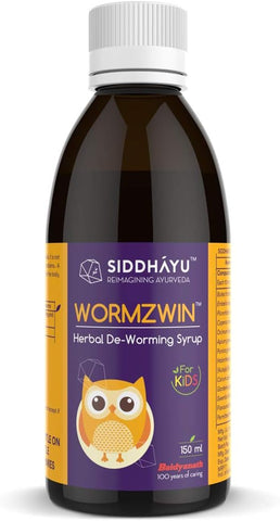 Siddhayu Wormzwin Deworming Syrup for Kids - Herbal Solution, 150ml - Image 3