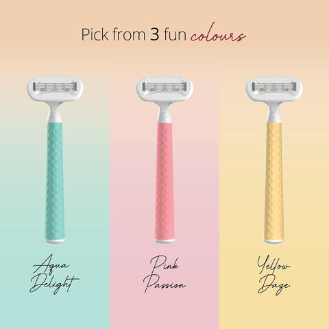 Carmesi Body Razor Swing with Moisture Ribbon and Vitamin E - Pink - Image 3