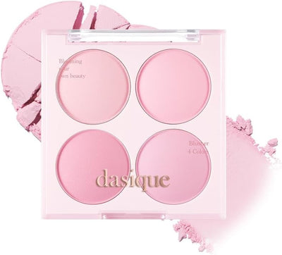 Dasique Blending Mood Cheek Palette - Blueberry Sorbet, Vegan, 4 Shades