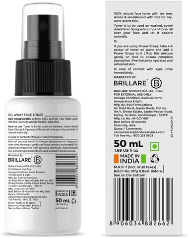 Brillaire Oil Away Serum Mist for Oily, Acne-Prone Skin - 50ml - Image 8