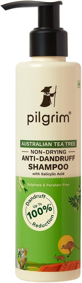 Pilgrim Australian Tea Tree Anti-Dandruff Shampoo - Non-Drying, 200ml