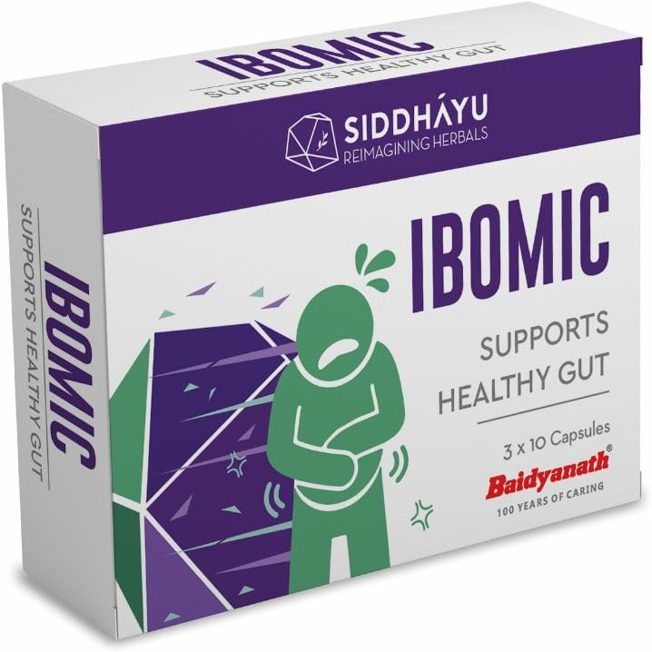 Siddhayu Siddhayu Ibomic Gut Health & Probiotics Capsules - 30 Count