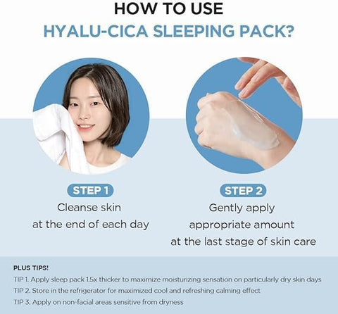 Skin1004 Madagascar Centella Hyalu-Cica Sleeping Pack - 30ml Gel Mask - Image 6