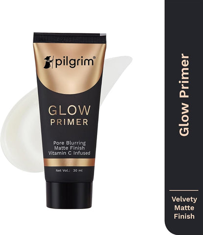 Pilgrim Glow Primer Gel-Based, Vit C+E Infused, Velvety Matte Finish - 30ml - Image 2