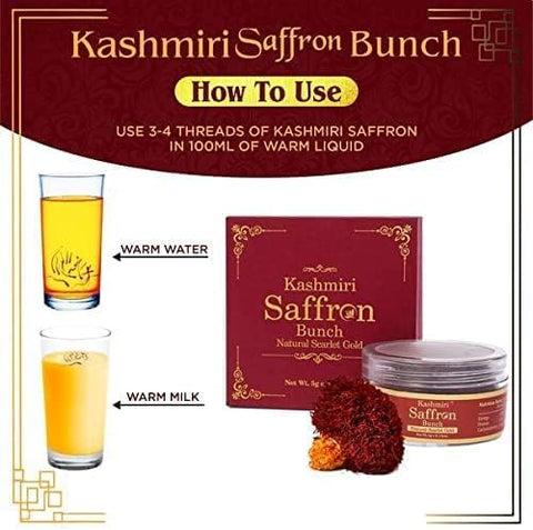 Vedapure A+ Grade Kashmiri Saffron Threads - 5g Pack - Image 6