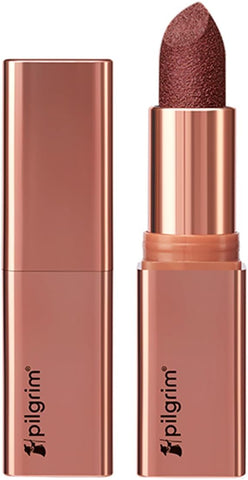 Pilgrim Glitter Lipstick with Vitamin E & Olive Oil - Royal Noor, 4.2g
