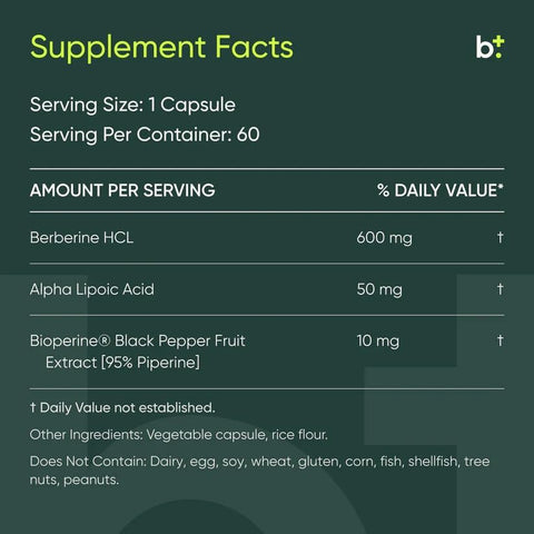 ProHealth Berberine Pro Capsules - Herbal Supplement with Alpha Lipoic Acid & Bioperine, 60 Count - Image 6