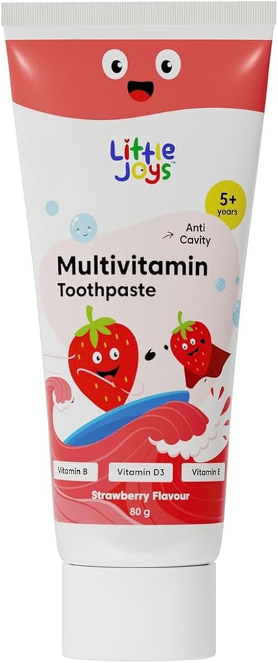 Little Joys Kids Multivitamin Toothpaste - Strawberry Flavour, 80g