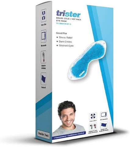 TRISTER BEADS COLD / HOT PACK EYE MASK SMALL :TS-598HCB-EY-S
