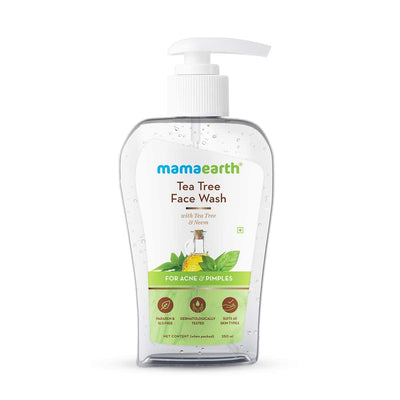 Mamaearth Tea Tree Facewash For Acne & Pimples 250Ml