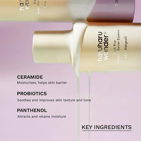 Haruharu Black Rice Probiotics Barrier Essence - Strengthen & Soothe - 30ml - Image 3
