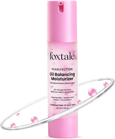 Foxtale Pearlfection Oil-Balancing Gel Moisturizer with Niacinamide - 50ml