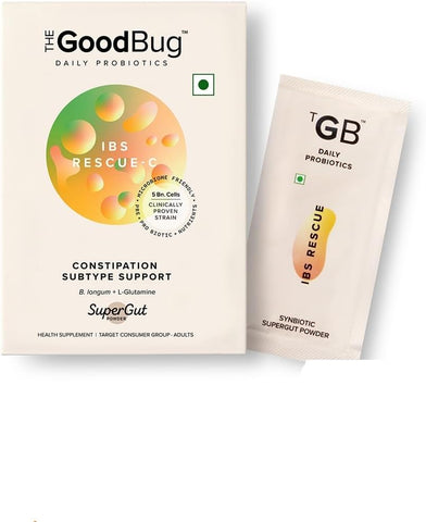 The Good Bug IBS Rescue C Synbiotic SuperGut Powder - 15 Day Pack
