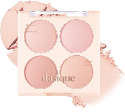 Dasique Blending Mood Cheek #09 - Almond Vanilla 4 Tone Blush Palette
