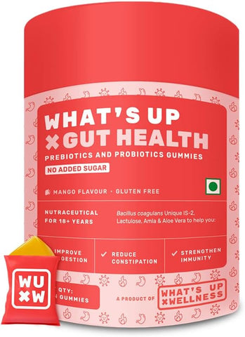 What's Up Gut Health Gummies - Probiotic Bacillus Coagulans - 30 Day Supply