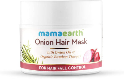 Mamaearth Onion Hair Mask - Hair Fall Control with Natural Ingredients - 200ml