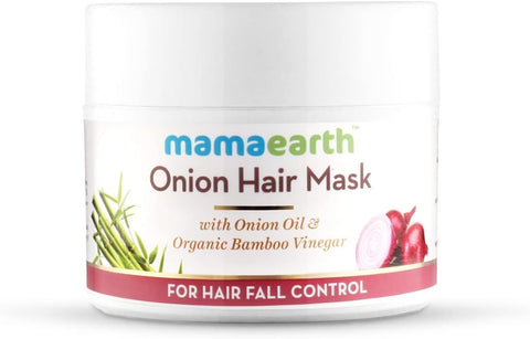 Mamaearth Onion Hair Mask - Hair Fall Control with Natural Ingredients - 200ml