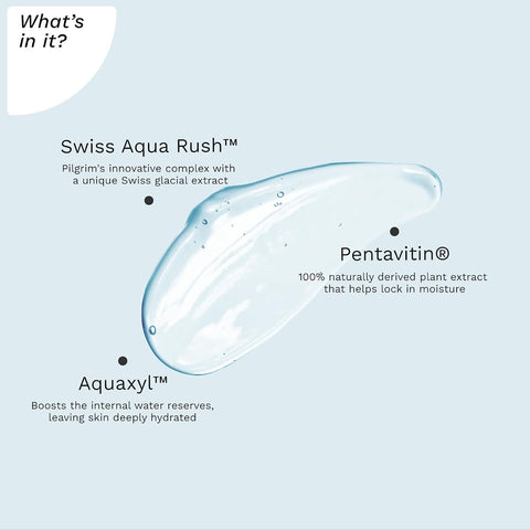 Pilgrim Swiss Aqua Rush Hydrating Face Wash - Pentavitin & Aquaxyl, 100ml - Image 3