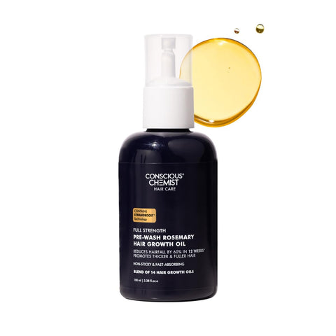 Conscious Chemist Full Strength Pre Wash Rosemary Hair Growth Oil 100 ml