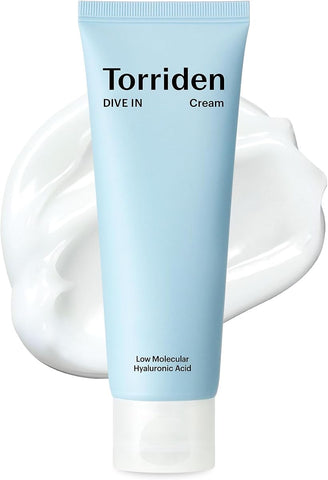 Torriden Dive In Low Molecular Hyaluronic Acid Face Moisturiser Cream, 80ml