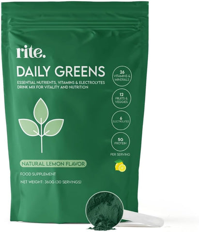 Rite Gut Health Natural Lemon Flavour Sachets - 30 Pack