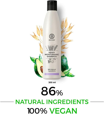 Brillaire Heavy Moisturising Shampoo with Wheat Germ & Avocado - 300ml - Image 6