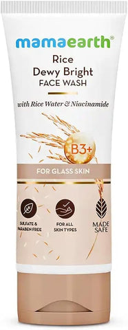 Mamaearth Rice Dewy Bright Face Wash - Rice Water & Niacinamide, 100ml