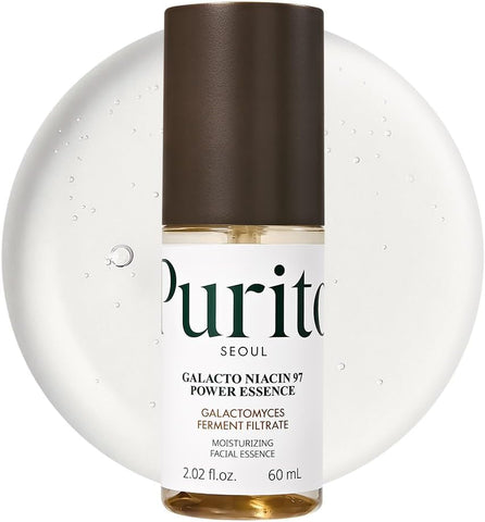 PURITO Galacto Niacin 97 Power Essence - Fermented Galactomisses & Niacinamide Formula, 60ml
