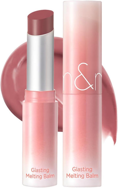 Rom&Nd Glasting Melting Balm 12 Veiled Rose - Vegan, Dewy Lip Balm