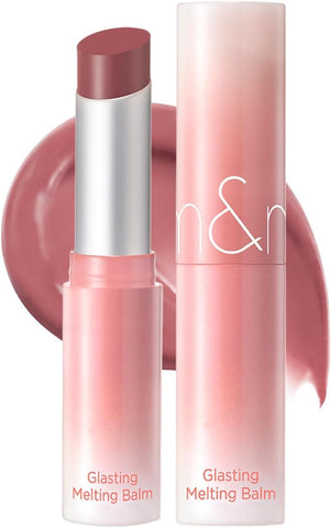 Rom&Nd Glasting Melting Balm 12 Veiled Rose - Vegan, Dewy Lip Balm