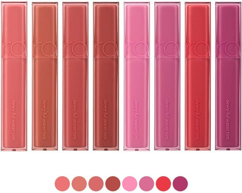 Rom&Nd Dewy·Ful Water Tint 03 If Rose - Glossy Liquid Lipstick, 5.0g - Image 6
