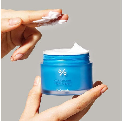 Dr.Ceuracle Hyal Reyouth Night Cream - 6-Hyaluronic Complex & Panthenol, 60g - Image 2
