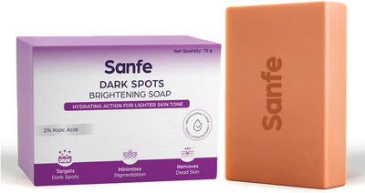 Sanfe Dark Spots Brightening Soap with 2% Kojic Acid - 75g