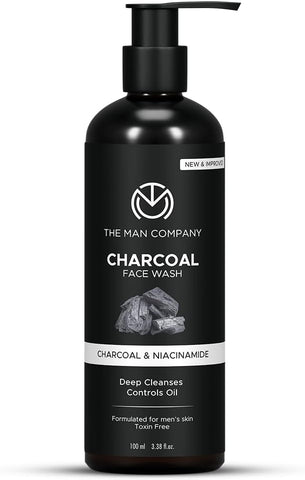The Man Company Face Wash - Charcoal, Ylang Ylang & Argan, 100ml