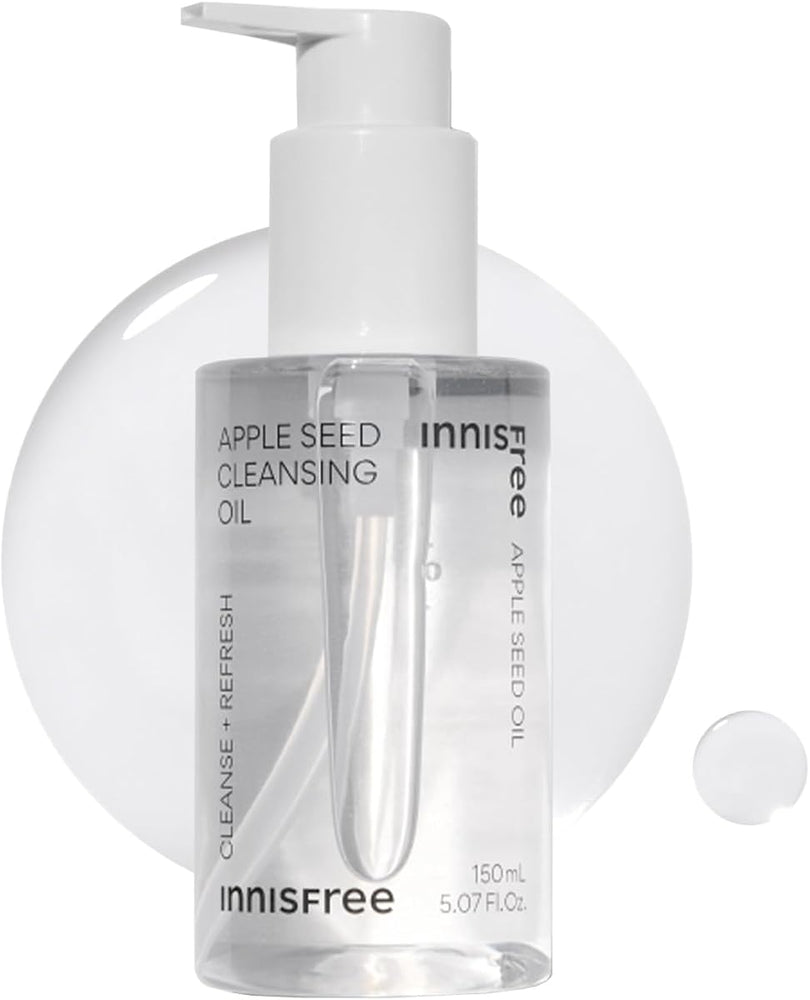 Innisfree Apple Seed Cleansing Oil - Hydrating Face Cleanser, 150ml