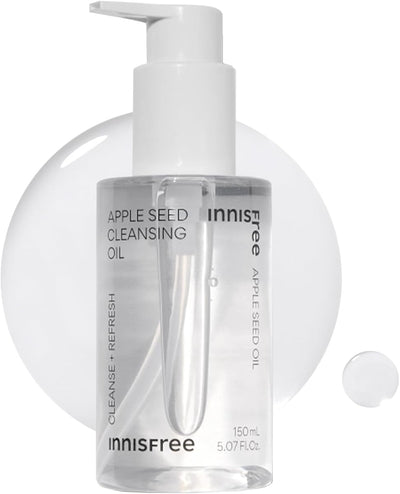 Innisfree Apple Seed Cleansing Oil - Hydrating Face Cleanser, 150ml