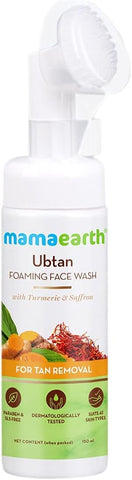 Mamaearth Ubtan Foaming Face Wash with Turmeric & Saffron - 150ml