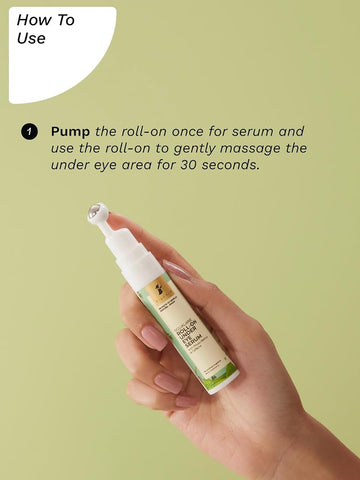 Pilgrim Squalane Under Eye Roll-On Serum with Phyto-Retinol & Caffeine - 15ml - Image 6