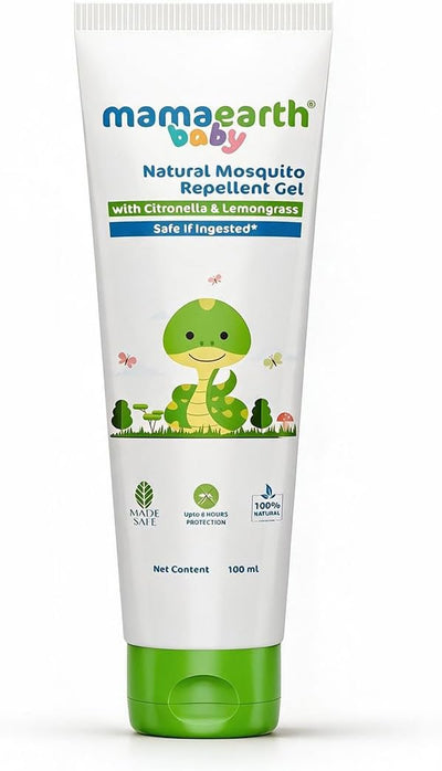 Mamaearth Natural Mosquito Repellent Gel with Citronella & Lemongrass - 100ml